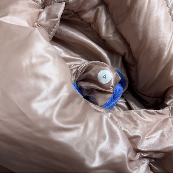 Lululemon Goose Down Puffer Jacket Womens Size 4 Fluffin Awesome Rose Gold Rare - Picture 12 of 15